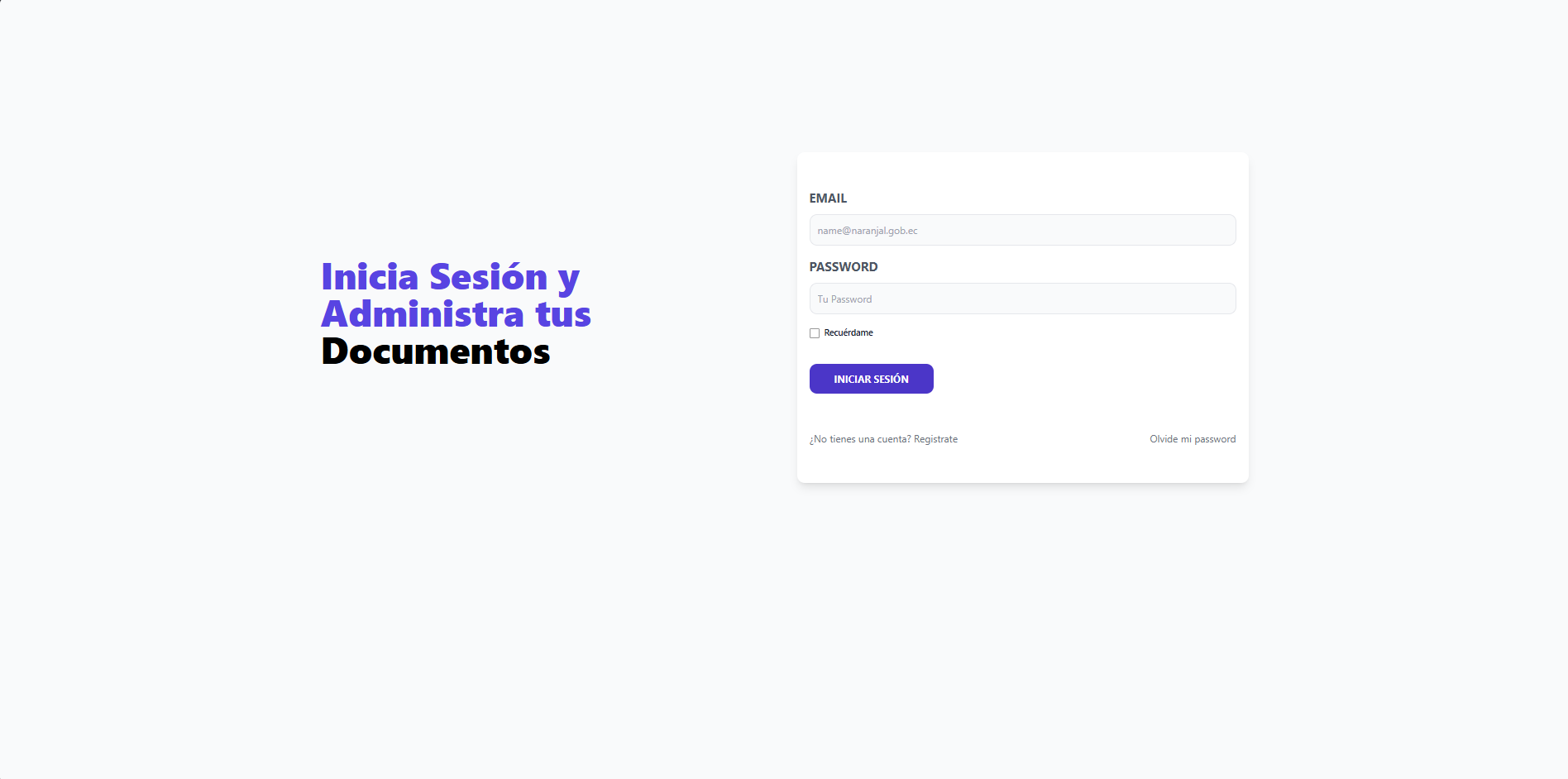 Sistema de Gestión Documental